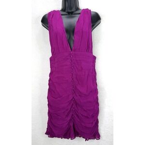 Forever21 Women's Deep Plunge Mini Dress Size Large NWT‎